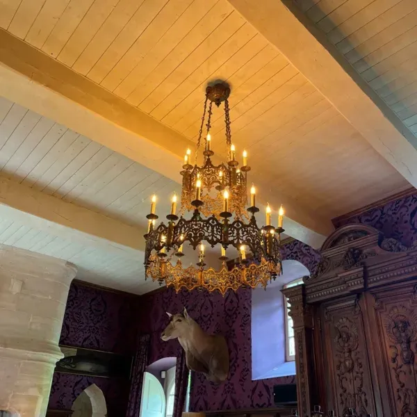 eclairage led style manoir